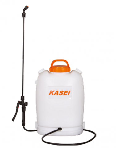 Irroratore A BATTERIA spalleggiato KASEI WS-15DA - da 2 a 4 bar - ideale per trattamenti zanzara tigre, diserbo, fitosanitari